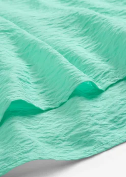 bonprix bonprix Blusa tipo túnica de mezcla de viscosa fluida Azul mentol Clearance