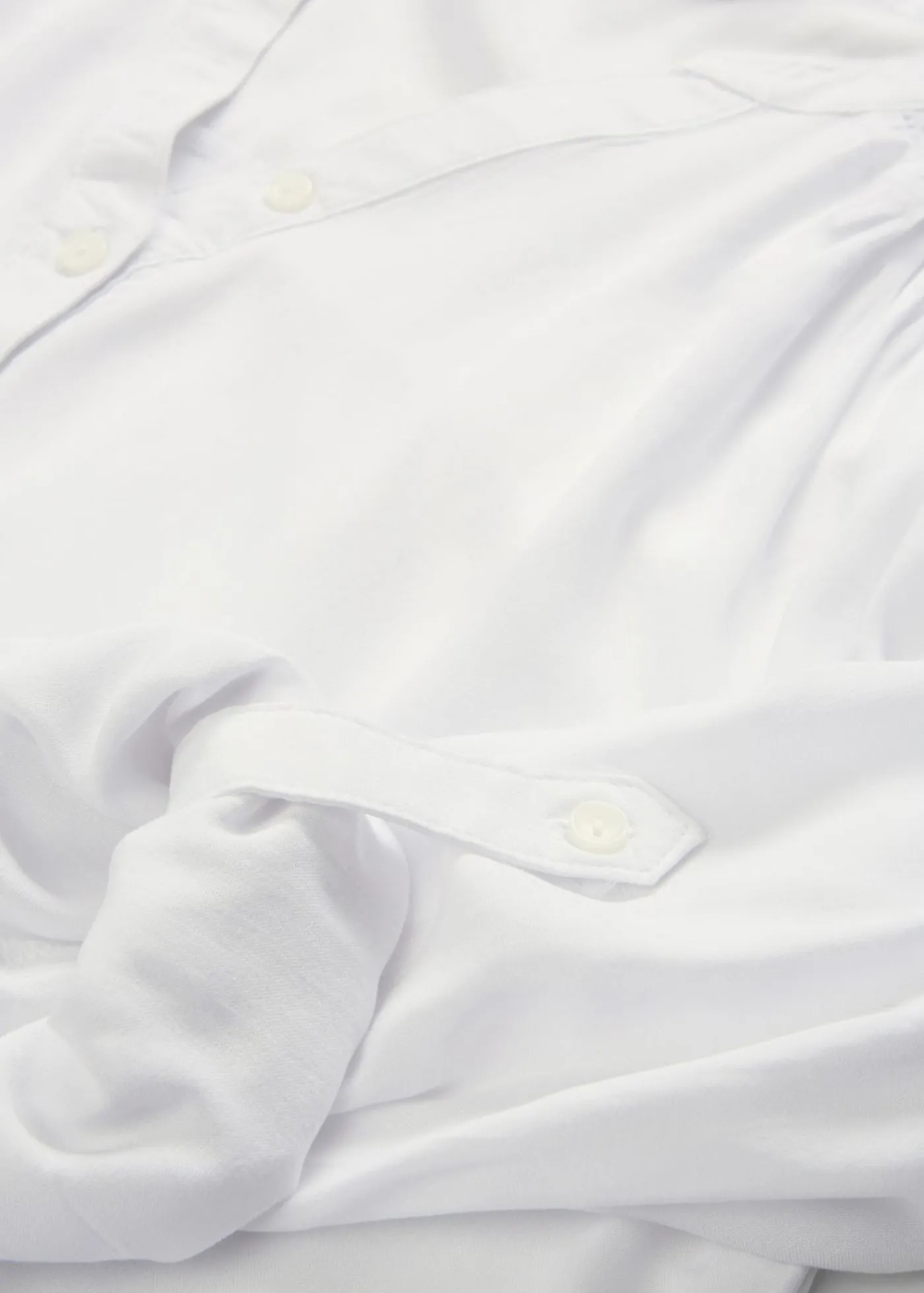 bonprix bonprix Blusa tipo túnica de viscosa suave Blanco Best