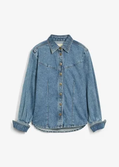bonprix bonprix Blusa vaquera Azul piedra usado Best
