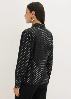 bonprix bonprix Blusas con algodón (2 unidades) blanco/negro topos Hot