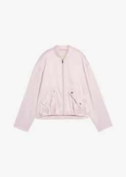 bonprix bonprix Blusón suave de mezcla de viscosa brillante Lila empolvado Clearance