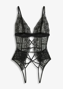 bonprix VENUS Body con abertura Negro Outlet