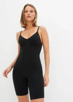 bonprix bonprix Body con efecto moldeador medio sin costuras Negro Sale
