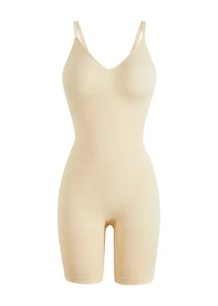 bonprix bonprix Body con efecto moldeador medio sin costuras Beige-arena Best
