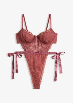 bonprix bonprix Body con tanga Baya silvestre Online