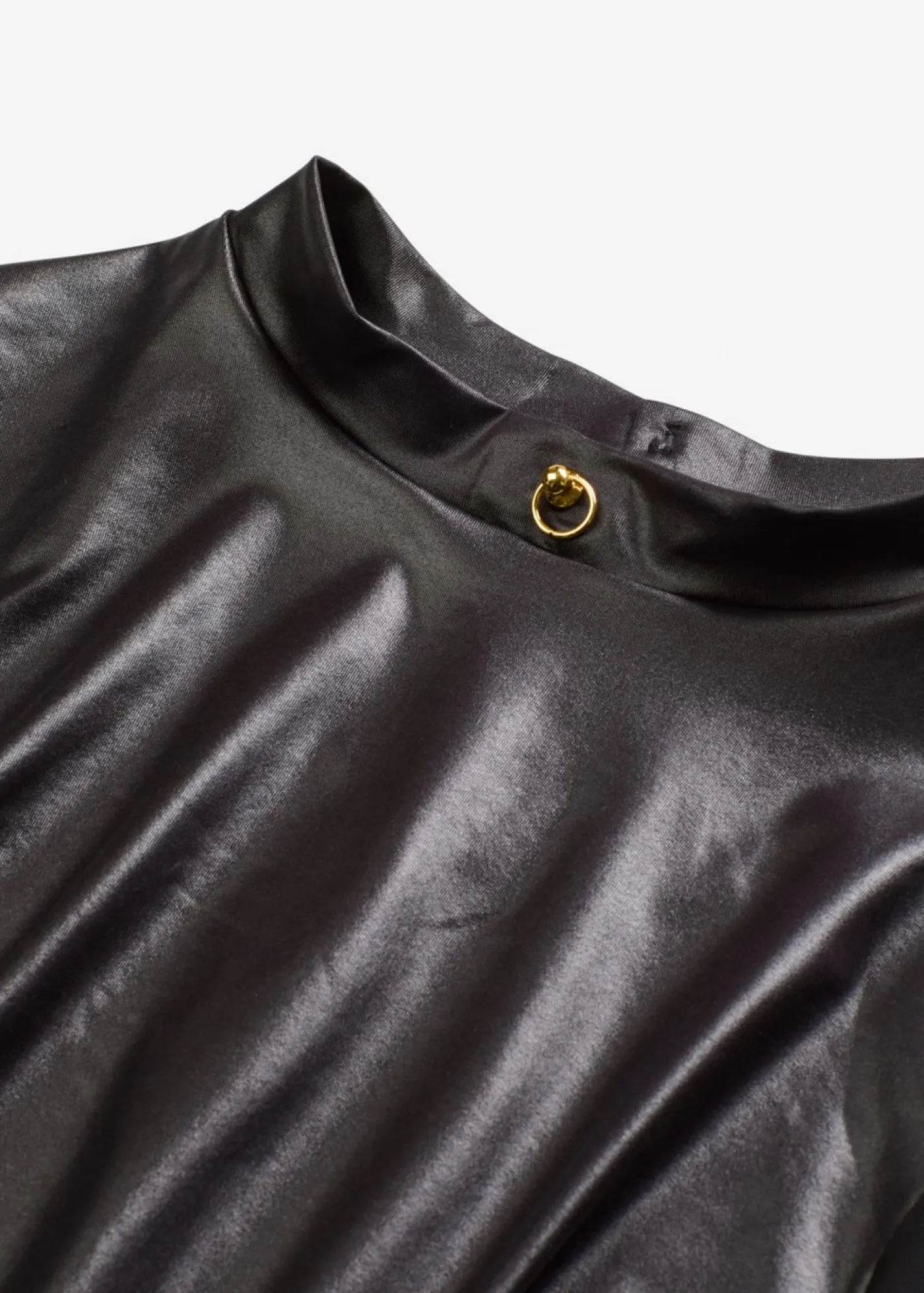 bonprix bonprix Body con tanga con abertura y efecto mojado Negro Outlet