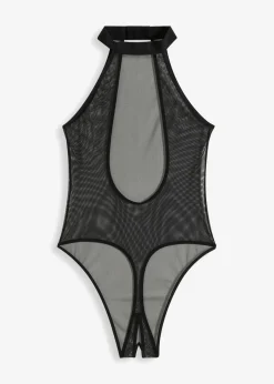 bonprix VENUS Body de tanga con abertura Negro Outlet