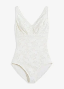 bonprix bonprix Body moldeador con efecto medio Blanco lana Discount