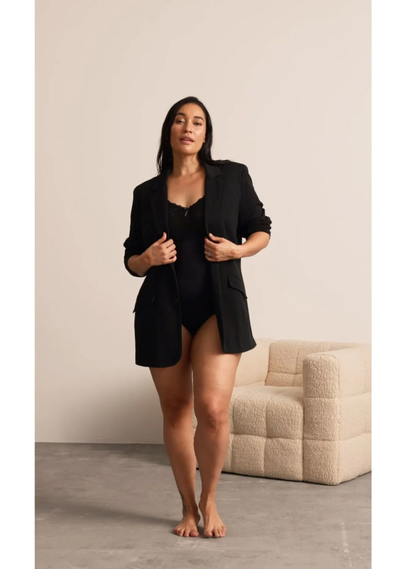 bonprix bonprix Body moldeador con efecto medio Negro Online
