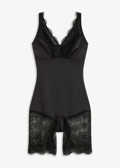 bonprix bonprix Body moldeador con pernera y efecto moldeador medio Negro New