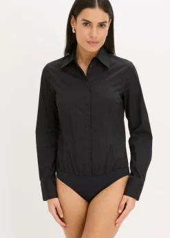 bonprix bonprix Body tipo blusa Negro Hot