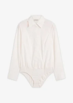 bonprix bonprix Body tipo blusa Blanco lana New