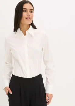 bonprix bonprix Body tipo blusa Blanco lana New