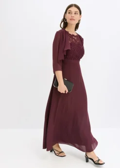 bonprix bonprix Bolero de gasa fina rojo burdeos