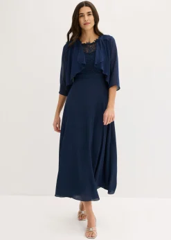 bonprix bonprix Bolero de gasa fina Azul oscuro Best