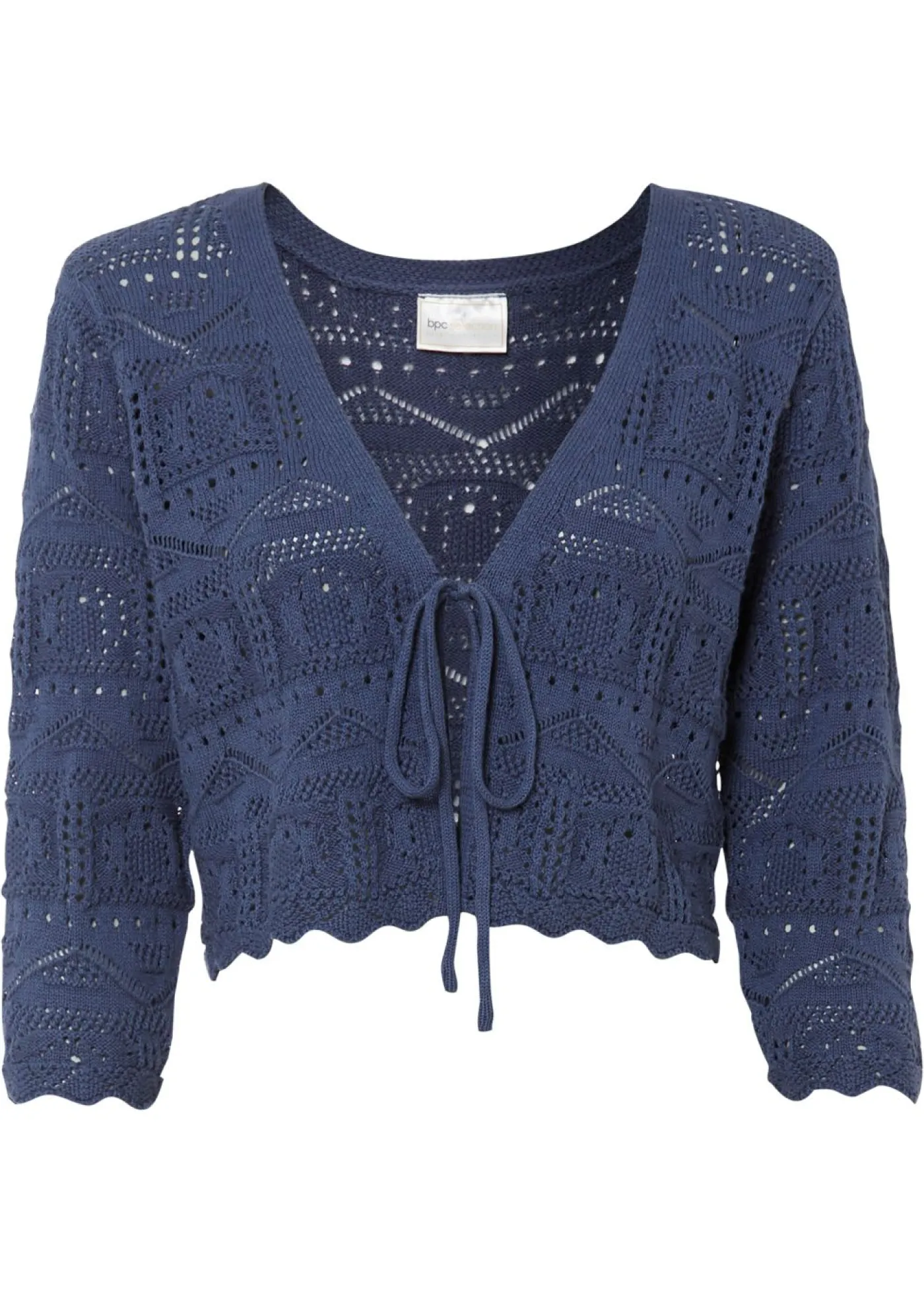 bonprix bonprix Bolero de punto ajour índigo Hot