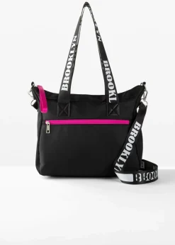 bonprix bonprix Bolsa de deporte con detalles en contraste Negro New