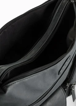 bonprix bonprix Bolso bandolera con bolsillos exteriores Negro Clearance
