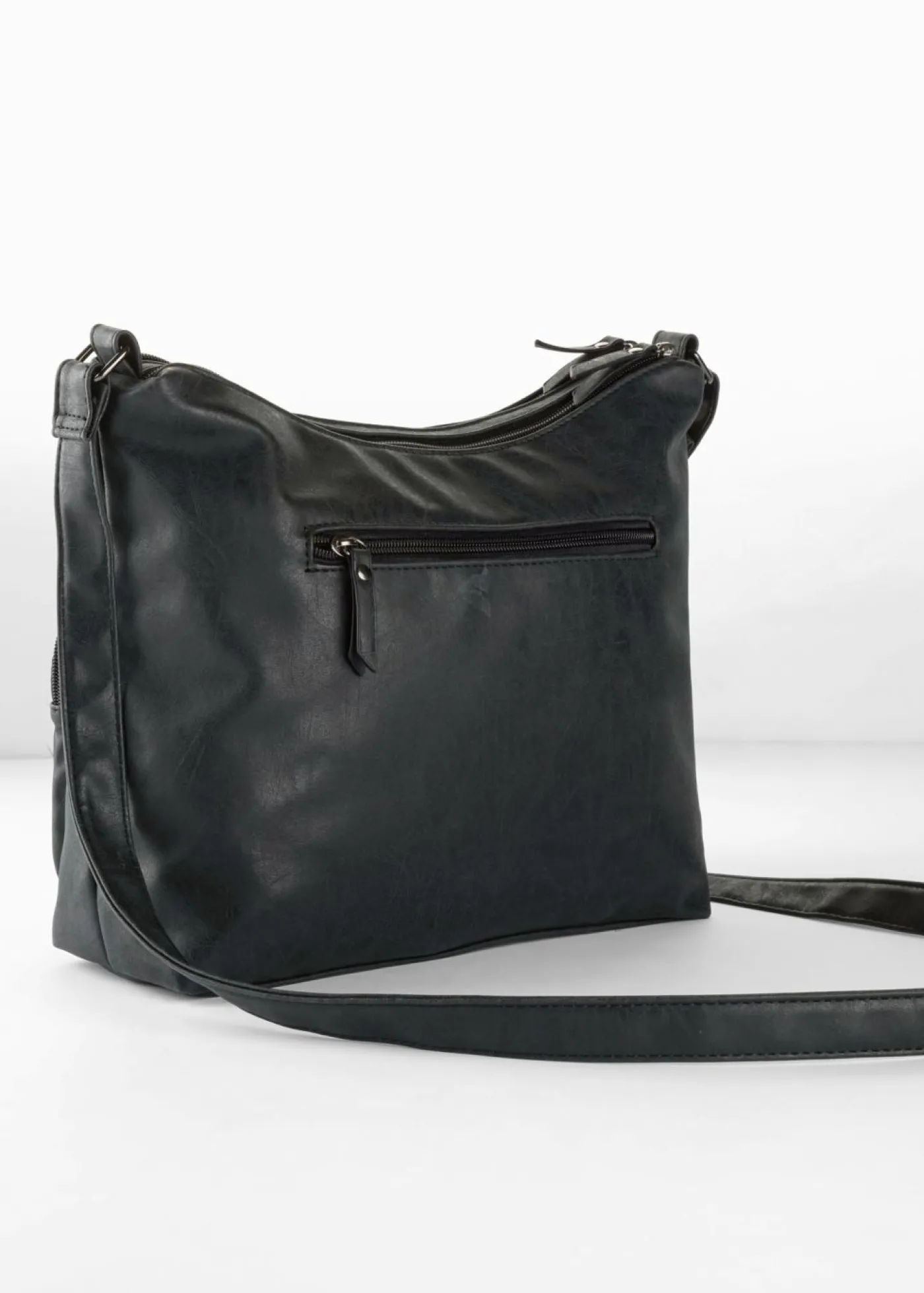 bonprix bonprix Bolso bandolera con bolsillos exteriores Negro Clearance