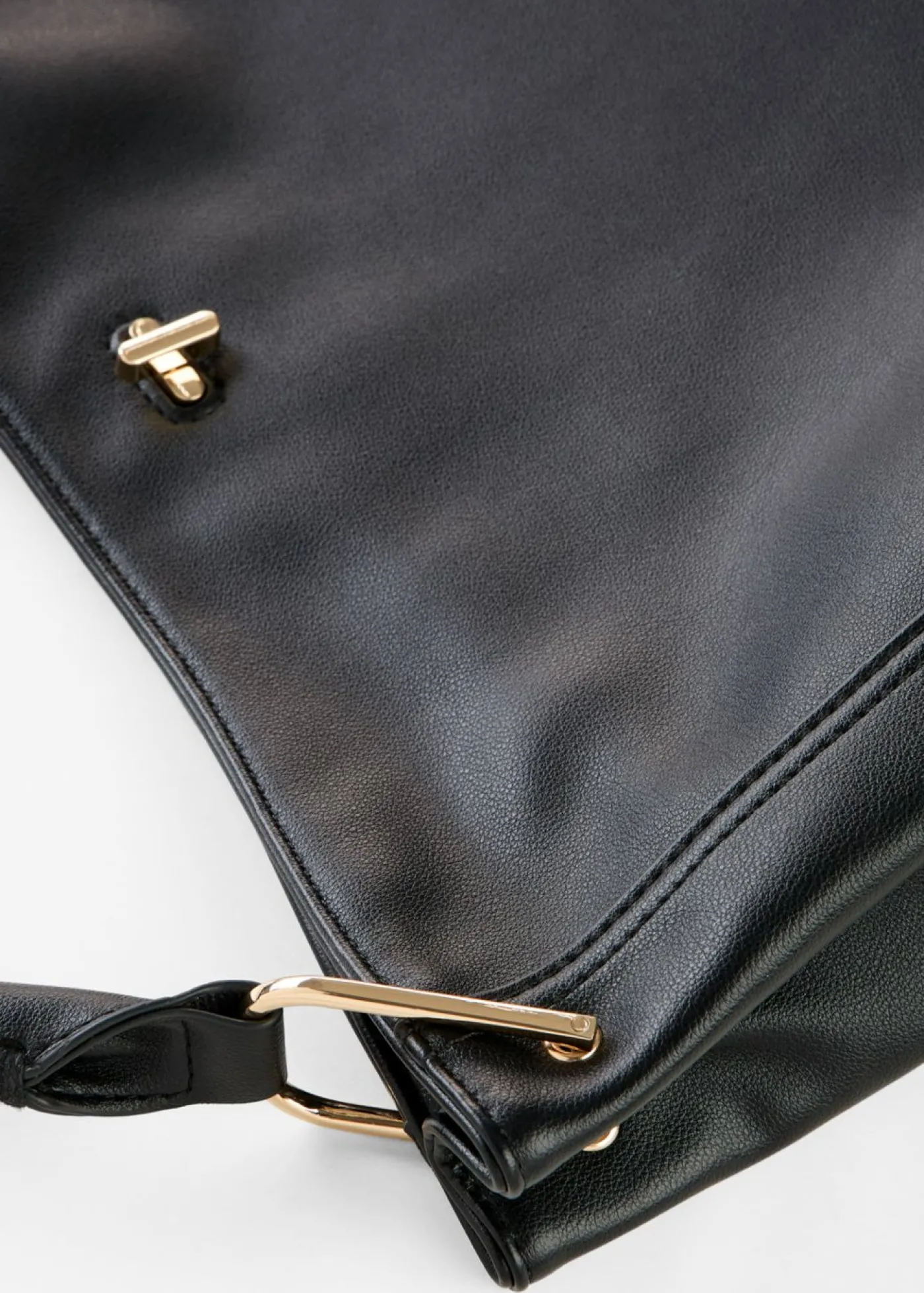 bonprix bonprix Bolso bandolera con detalle de correa Negro Clearance