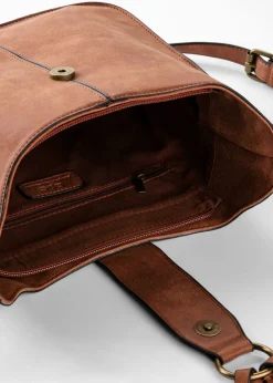 bonprix bonprix Bolso bandolera con detalle de hebilla decorativa Bolso de estilo bandolera en coñac