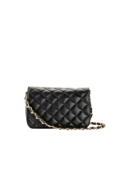 bonprix bonprix Bolso bandolera con pespunte decorativo Negro-dorado Best