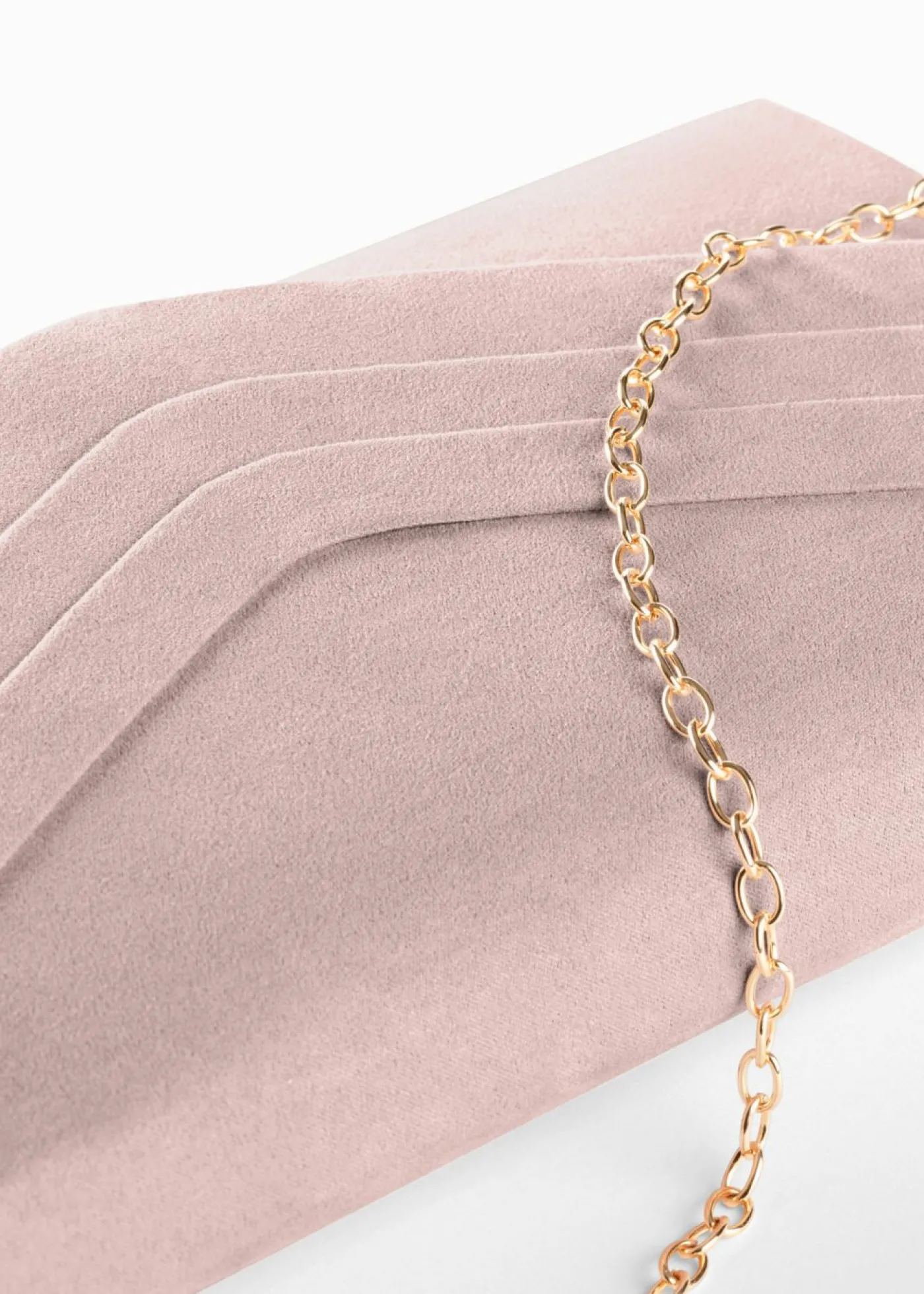 bonprix bonprix Bolso clutch con detalles de solapa Rosa claro New