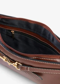 bonprix bonprix Bolso de estilo bandolera con detalle de hebilla Capuchino Hot