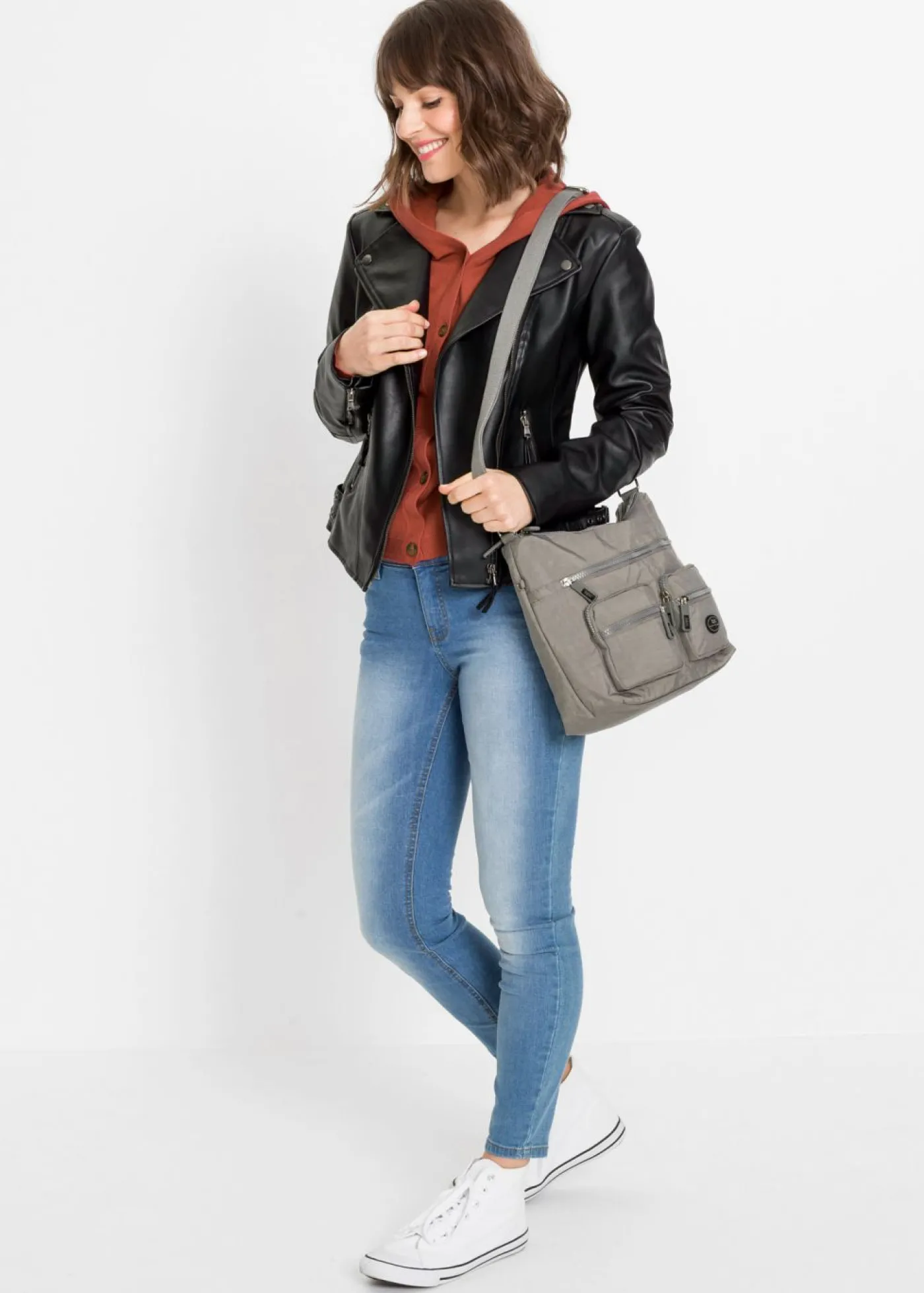 bonprix bonprix Bolso de hombro Gris Hot