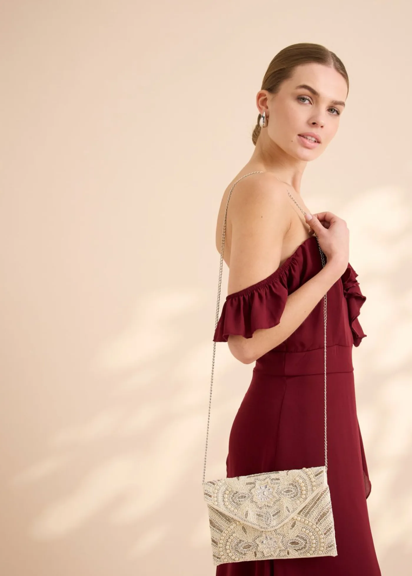 bonprix bonprix Bolso de mano Crema Hot