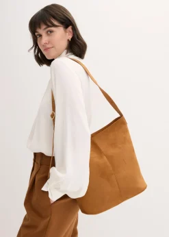 bonprix bonprix Bolso de mano Marrón coñac Hot