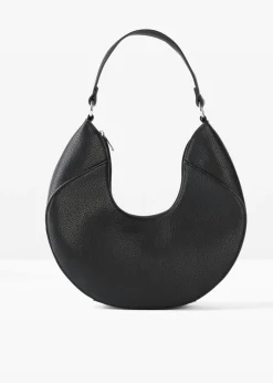 bonprix bonprix Bolso de mano de forma redondeada Negro New