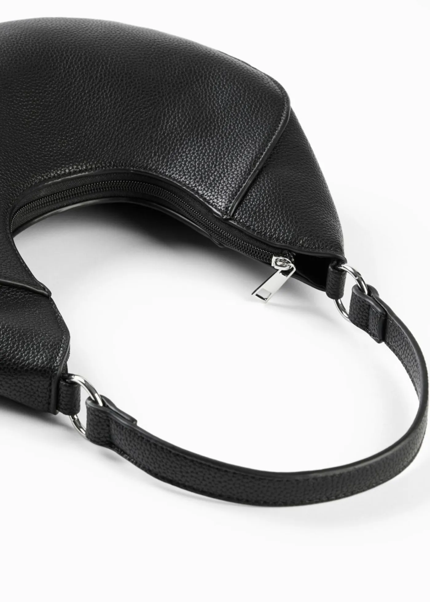 bonprix bonprix Bolso de mano de forma redondeada Negro New