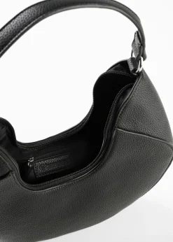 bonprix bonprix Bolso de mano de forma redondeada Negro New