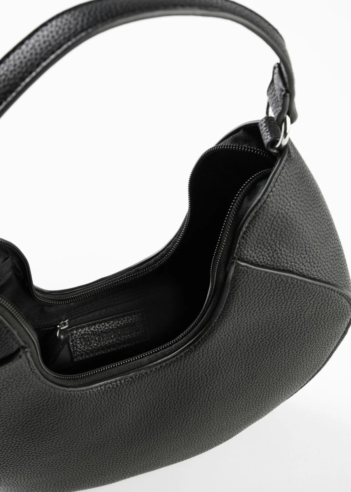 bonprix bonprix Bolso de mano de forma redondeada Negro New