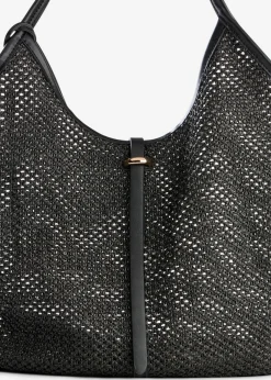 bonprix bonprix Bolso shopper de malla Negro New