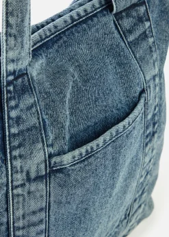 bonprix bonprix Bolso vaquero tipo shopper azul claro denim New