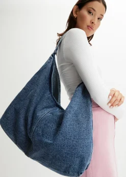 bonprix bonprix Bolso vaquero tipo shopper azul claro denim Sale