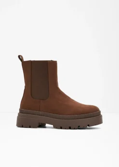 bonprix bonprix Botas Chelsea marrón New