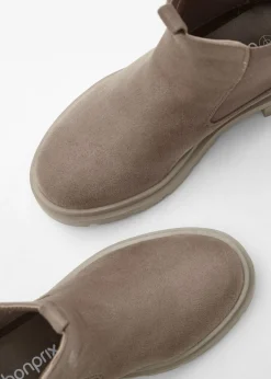 bonprix bonprix Botas Chelsea taupe Online