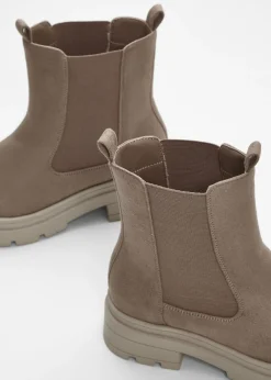 bonprix bonprix Botas Chelsea taupe Online