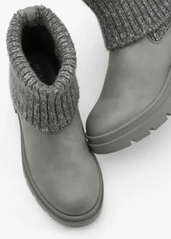 bonprix bonprix Botas Chelsea Gris Outlet