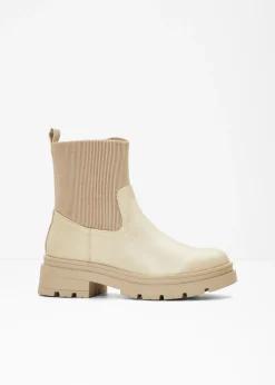 bonprix bonprix Botas Chelsea Beige