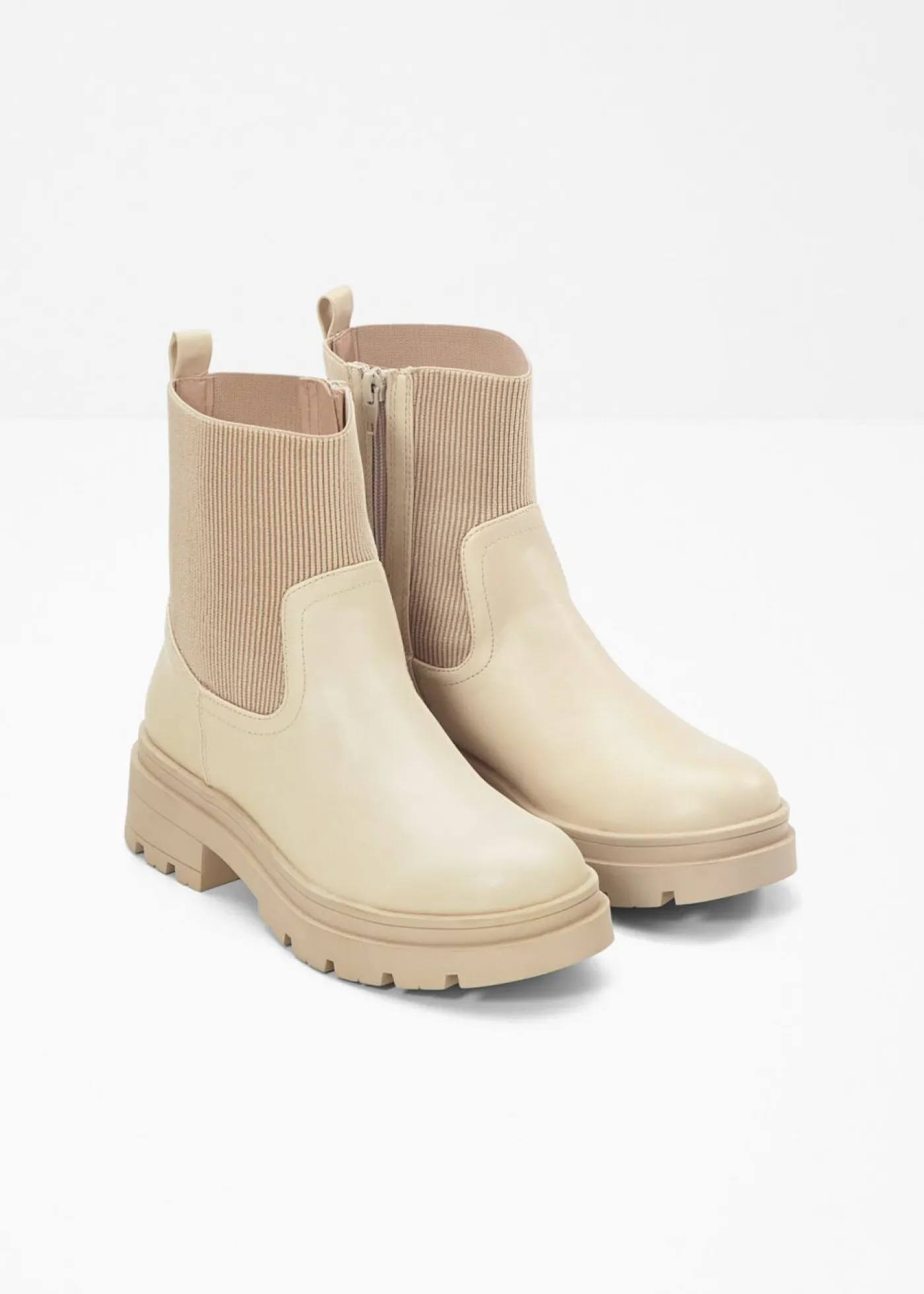 bonprix bonprix Botas Chelsea Beige