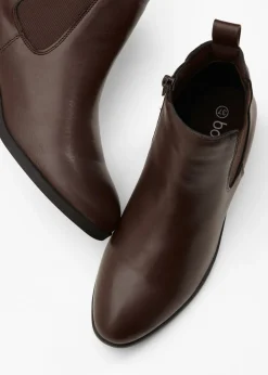 bonprix bonprix Botas Chelsea Marrón oscuro Hot
