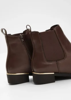 bonprix bonprix Botas Chelsea Marrón oscuro Hot