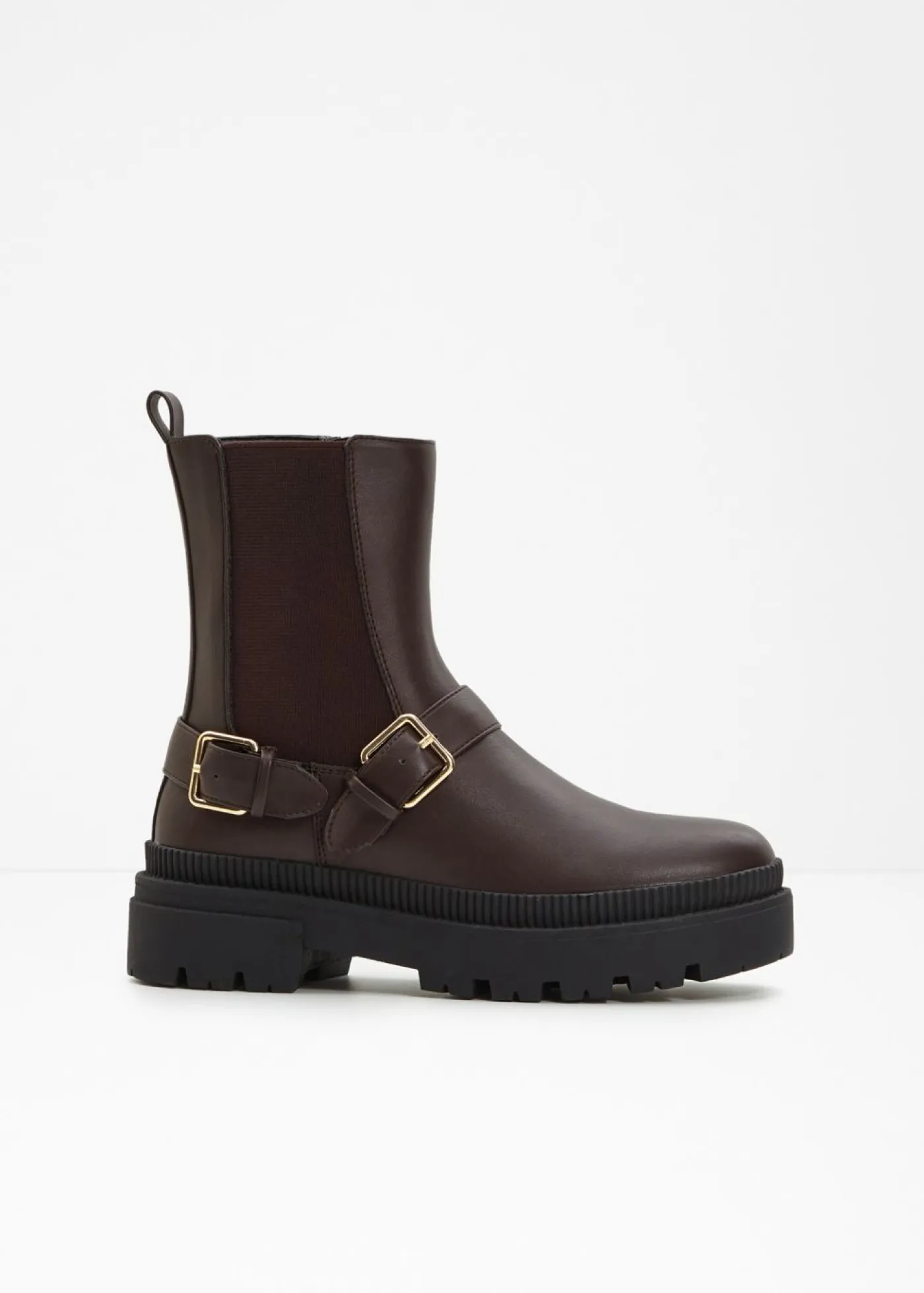 bonprix bonprix Botas Chelsea Marrón oscuro Hot