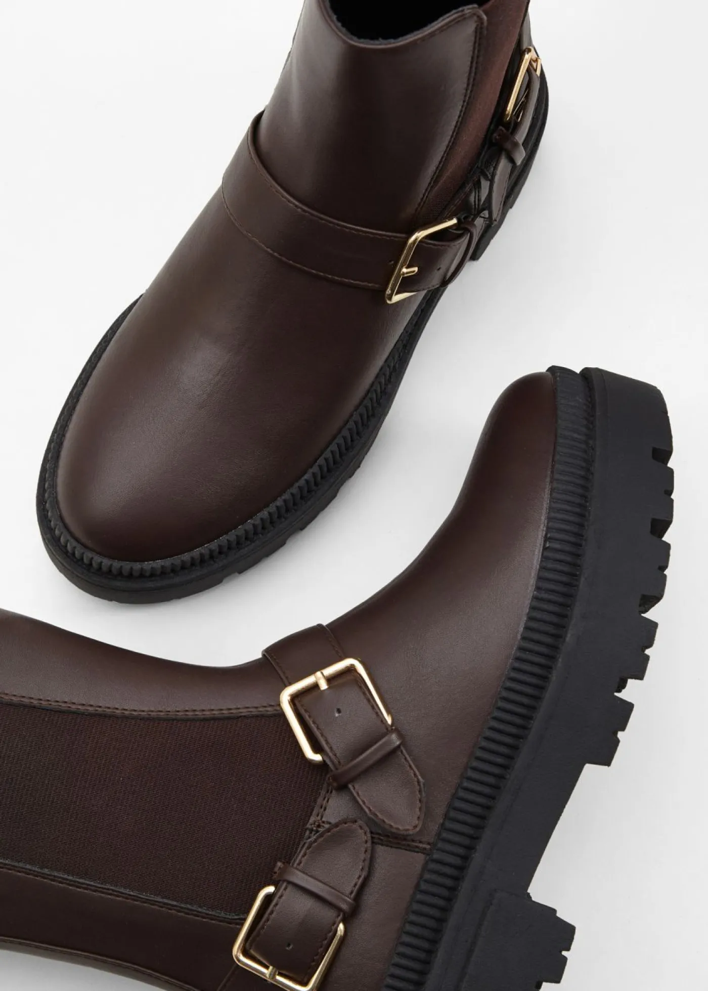 bonprix bonprix Botas Chelsea Marrón oscuro Hot