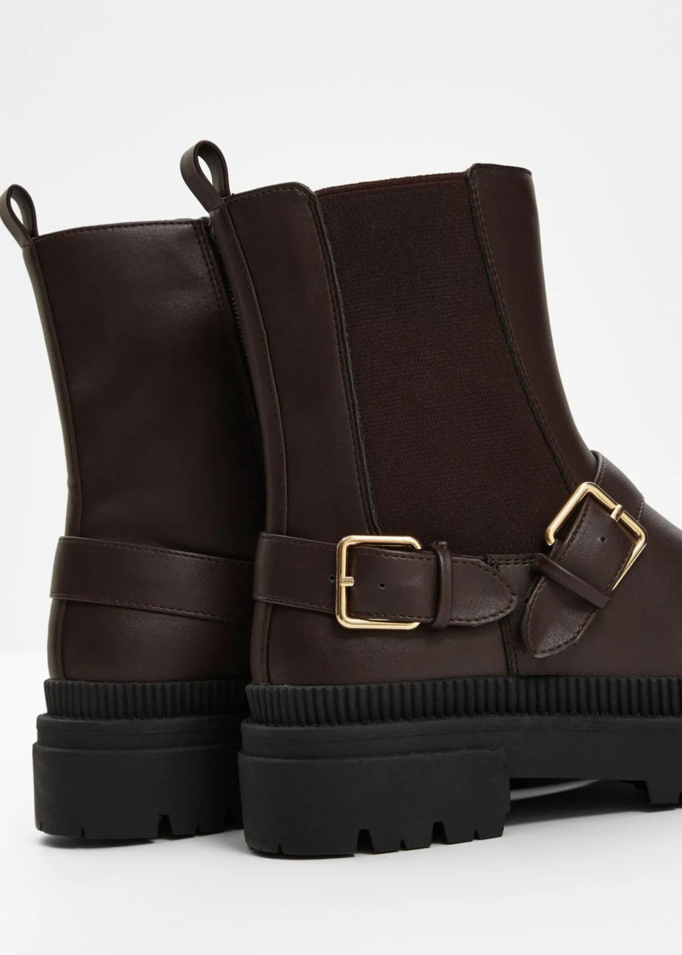bonprix bonprix Botas Chelsea Marrón oscuro Hot
