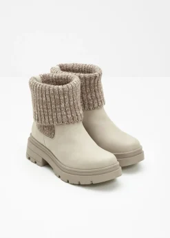 bonprix bonprix Botas Chelsea Beige